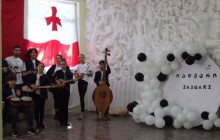 A cultural event in the village of Gamarjveba, Gardabani district