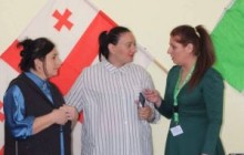 A cultural event in the village of Gamarjveba, Gardabani district