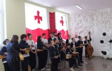 A cultural event in the village of Gamarjveba, Gardabani district