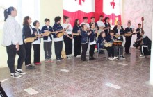 A cultural event in the village of Gamarjveba, Gardabani district