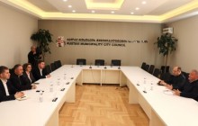 Встреча в городском совете Рустави