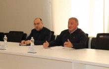 Встреча в городском совете Рустави