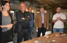  სამშვილდეში, იტალიელი არქიტექტორები და რესტავრატორები არქეოლოგიური ექსპედიციის კვლევის შედეგებს ეცნობიან